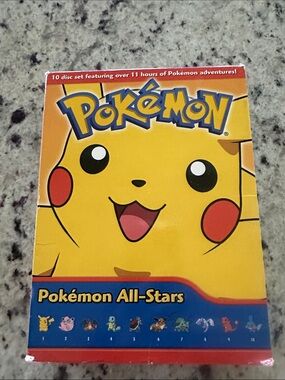 Pokémon All-Stars Pikachu DVD Set - Bright Yellow
